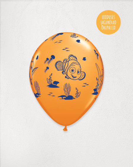 Latex Balloon Orange Dory - Agapics