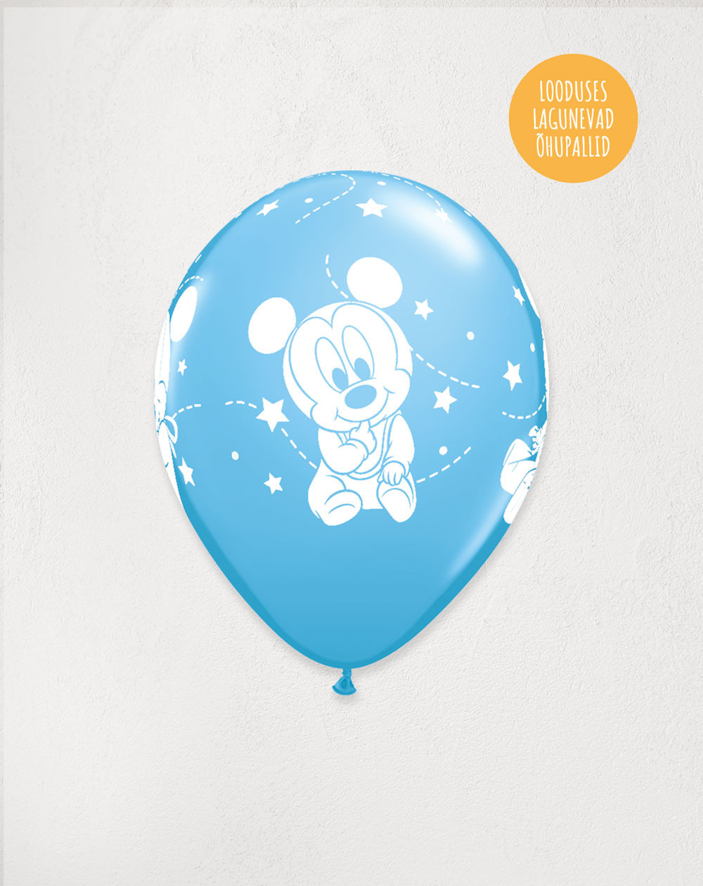 Latex Balloon Baby Mickey - Agapics