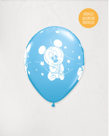 Latex Balloon Baby Mickey - Agapics