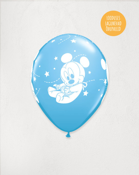 Latex Balloon Baby Mickey - Agapics