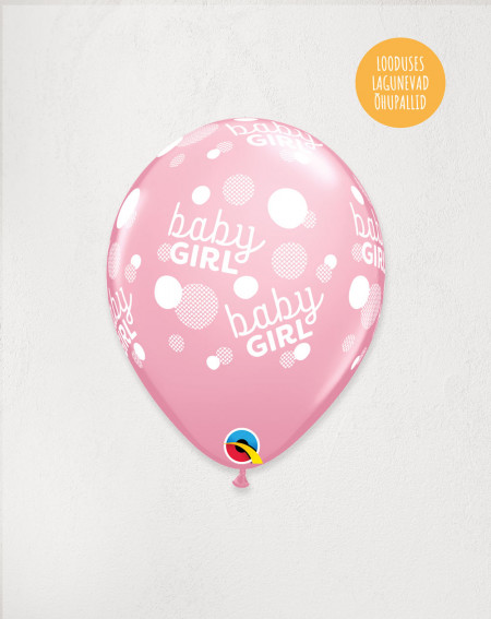 Latex Balloon Baby Girl - Agapics