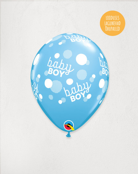 Latex Balloon Baby boy - Baby party - Agapics