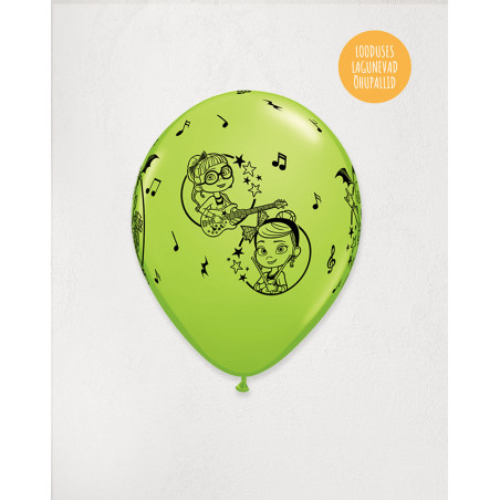 Latex Balloon Lime Vampirina - Agapics