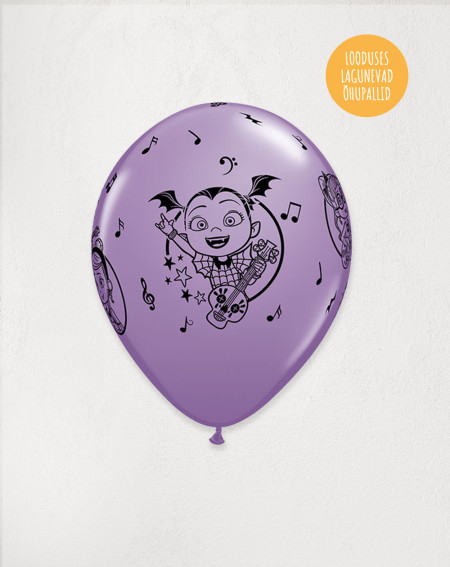 Latex Balloon Purple Vampirina - Agapics