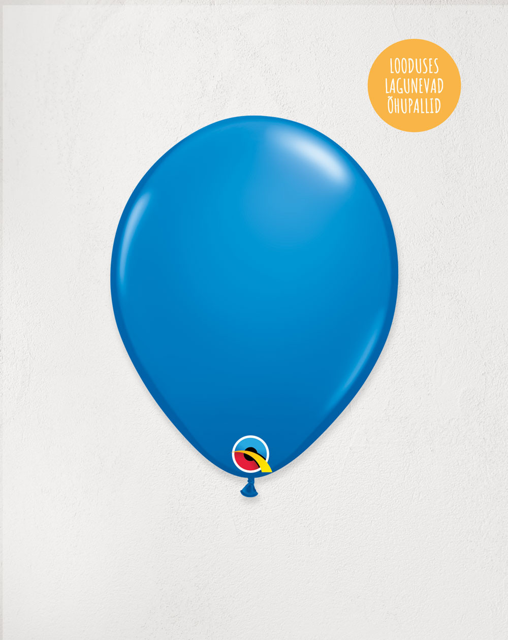 Latex Balloon Blue - Agapics