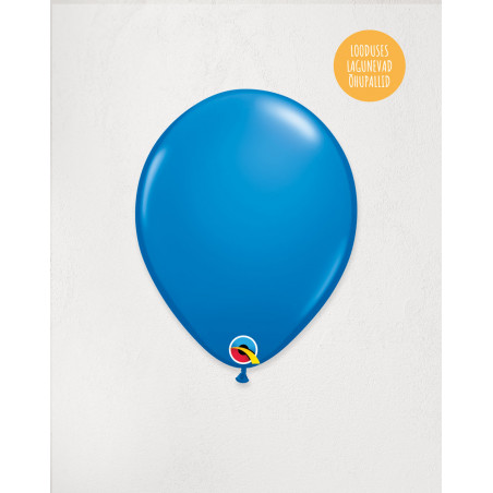 Latex Balloon Blue - Agapics