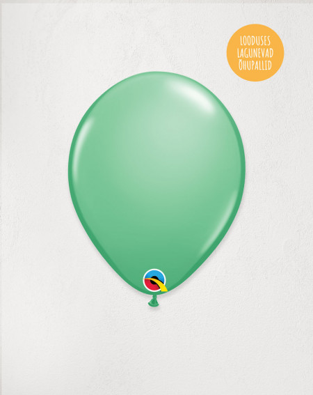 Latex Balloon Green - Courier delivery - Agapics