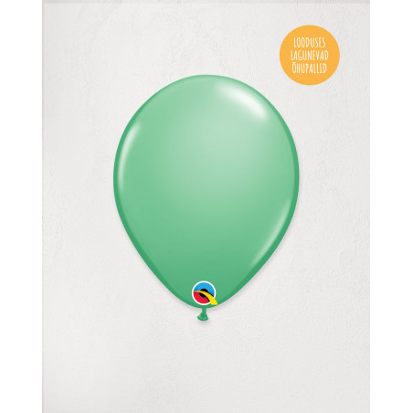 Latex Balloon Green - Courier delivery - Agapics