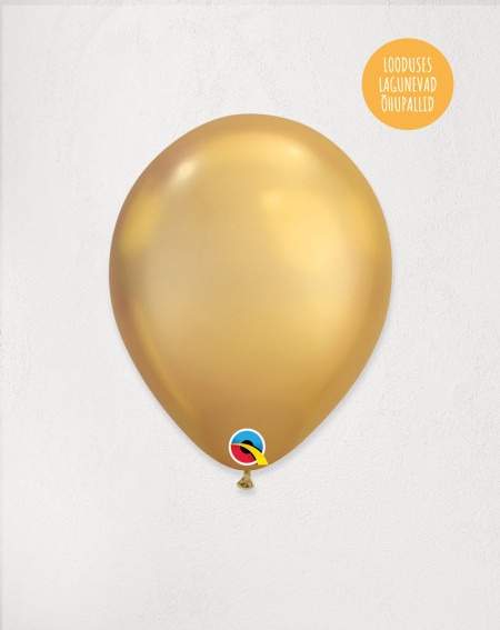 Latex Balloon Gold metallic - Chrome balloons - Agapics