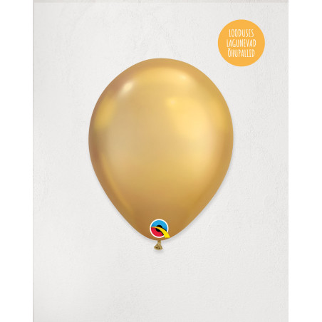 Latex Balloon Gold metallic - Chrome balloons - Agapics