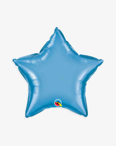 Foil Balloon Blue star - Agapics