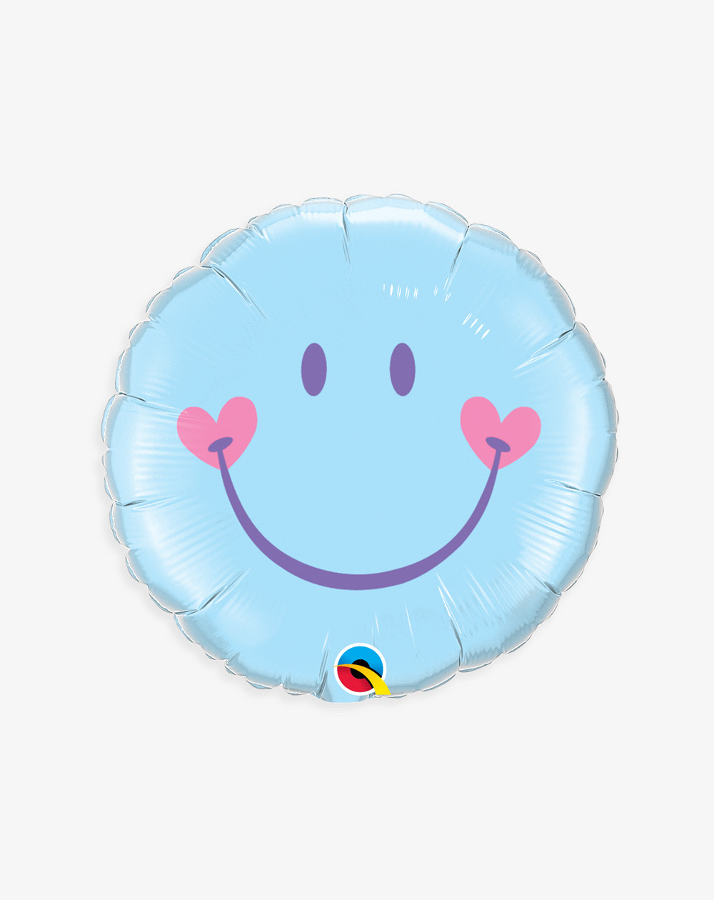 Foil Balloon Blue smile - Agapics