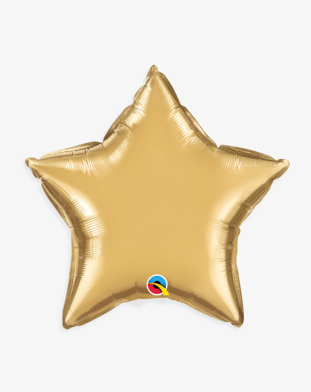 Foil Balloon Gold star - Agapics