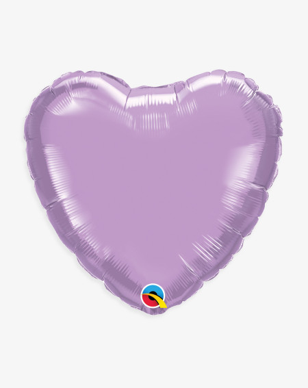 Foil Balloon Lavendel heart - Agapics