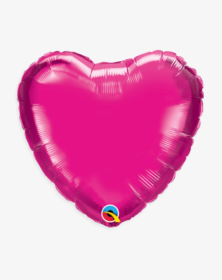 Foil Balloon Rasberry heart - Agapics