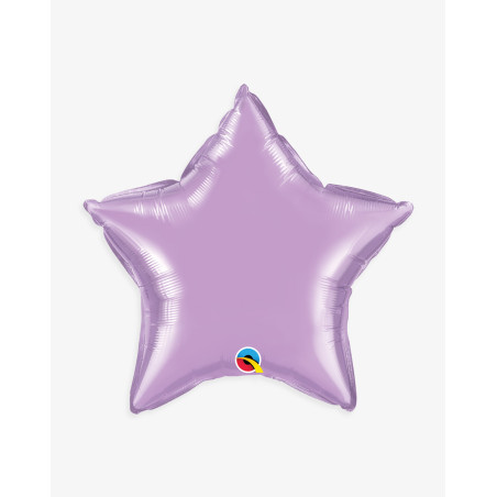 Foil Balloon Purple star - Agapics