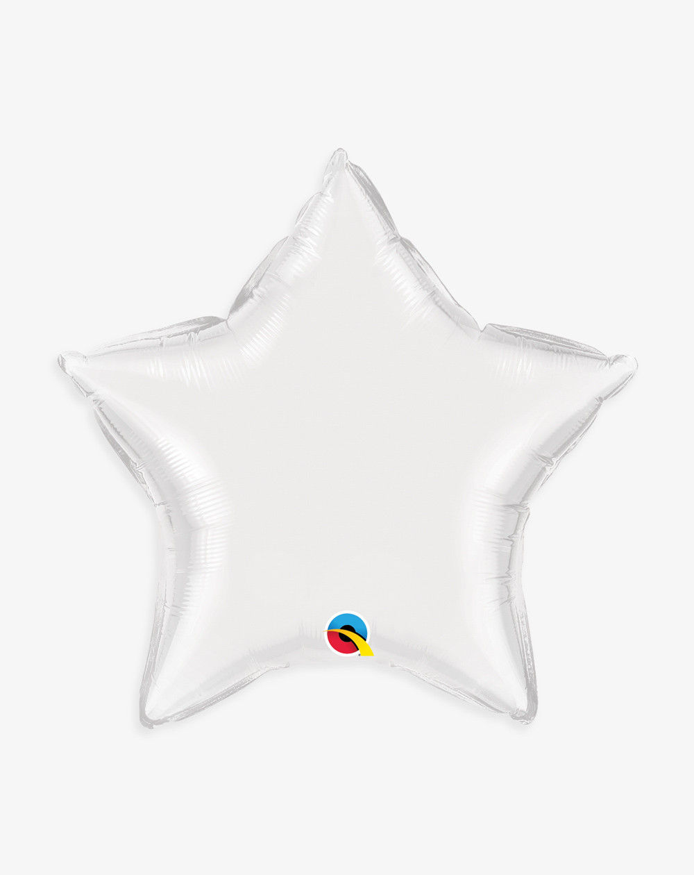 Foil Balloon White star - Agapics