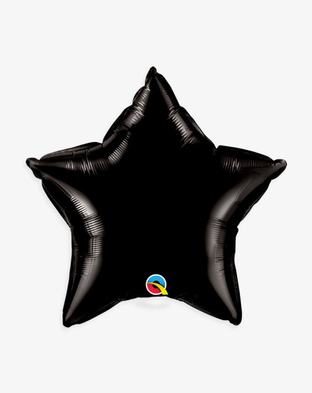 Foil Balloon Black star - Agapics