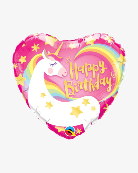 Foil Balloon Unicorn birthday - Agapics