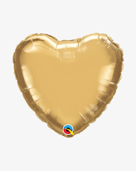 Foil Balloon Gold heart - Agapics