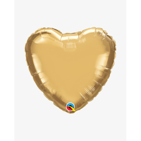 Foil Balloon Gold heart - Agapics