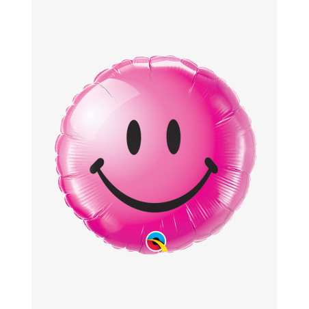 Foil Balloon Pink smile - Kids balloons - Agapics