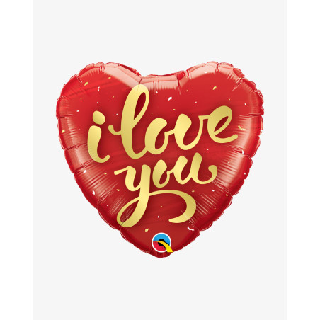 Foil Balloon I love you - Agapics