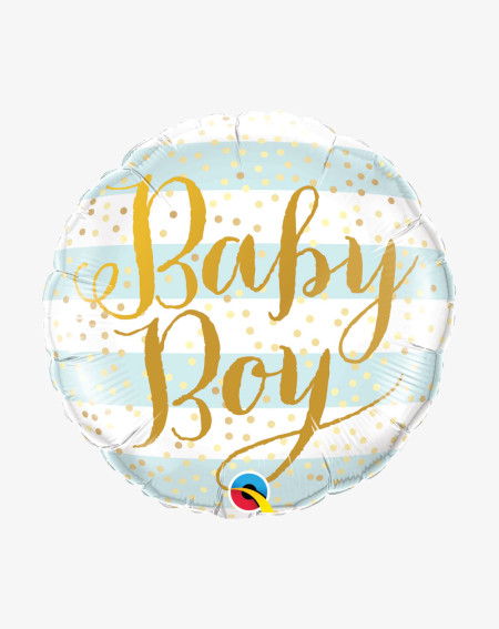 Foil Balloon Baby Boy - Baby party balloons - Agapics