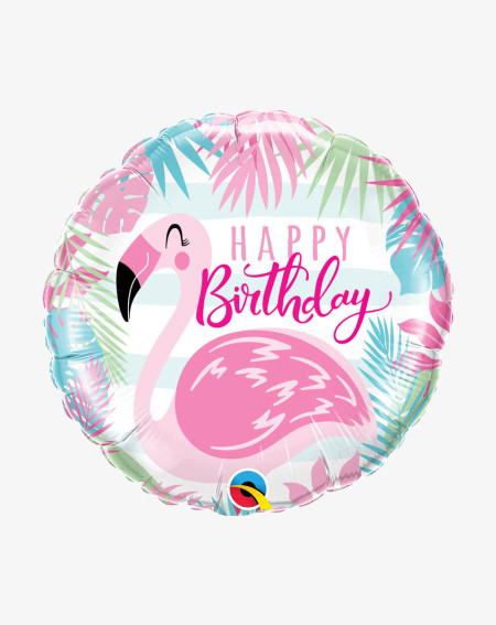 Foil Balloon Pink flamingo - Helium balloons - Agapics