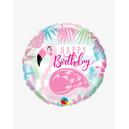 Foil Balloon Pink flamingo - Helium balloons - Agapics