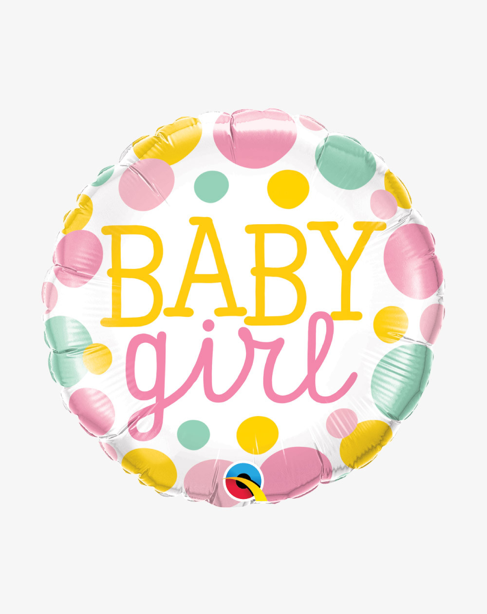 Foil Balloon Baby Girl - Baby party supplies - Agapics