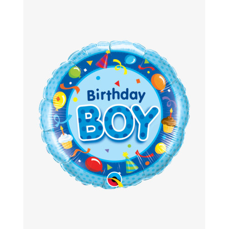 Foil Balloon Birthday Boy - Agapics