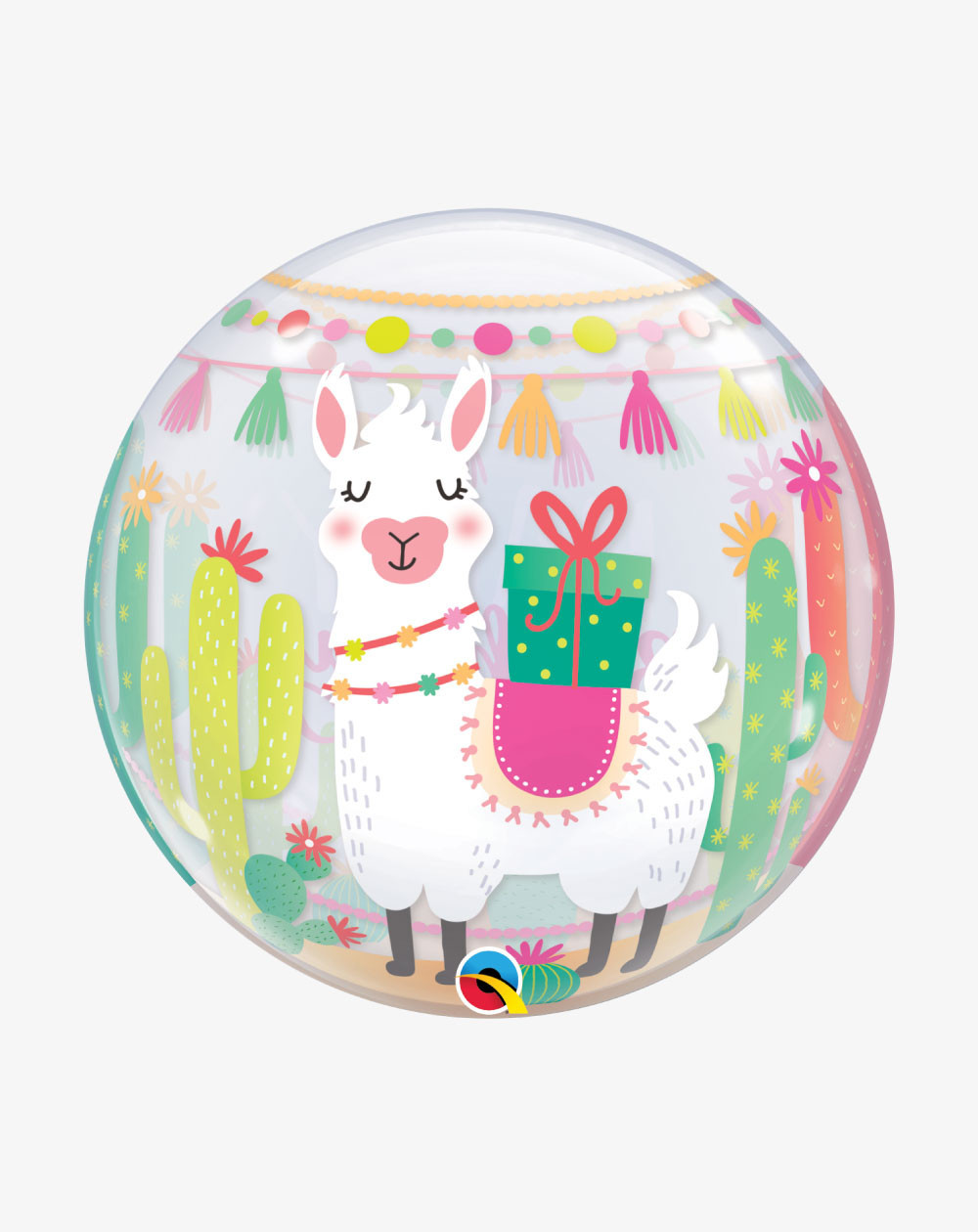 Bubble Balloon Llama birthday - Agapics