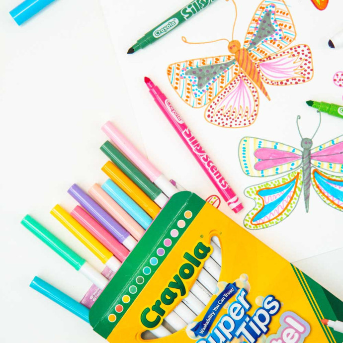 Crayola kunstitarbed kooliks